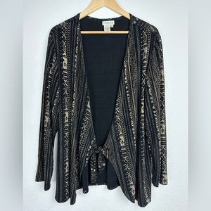 COLD water Creek Size XL Extra Large Wrap Top